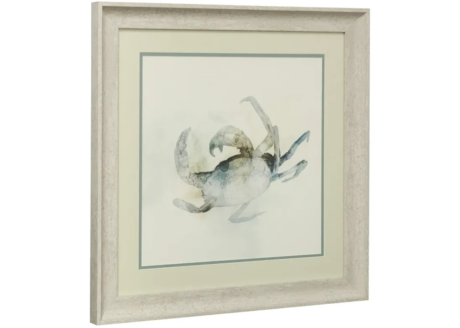 Watercolor Crab Framed Print