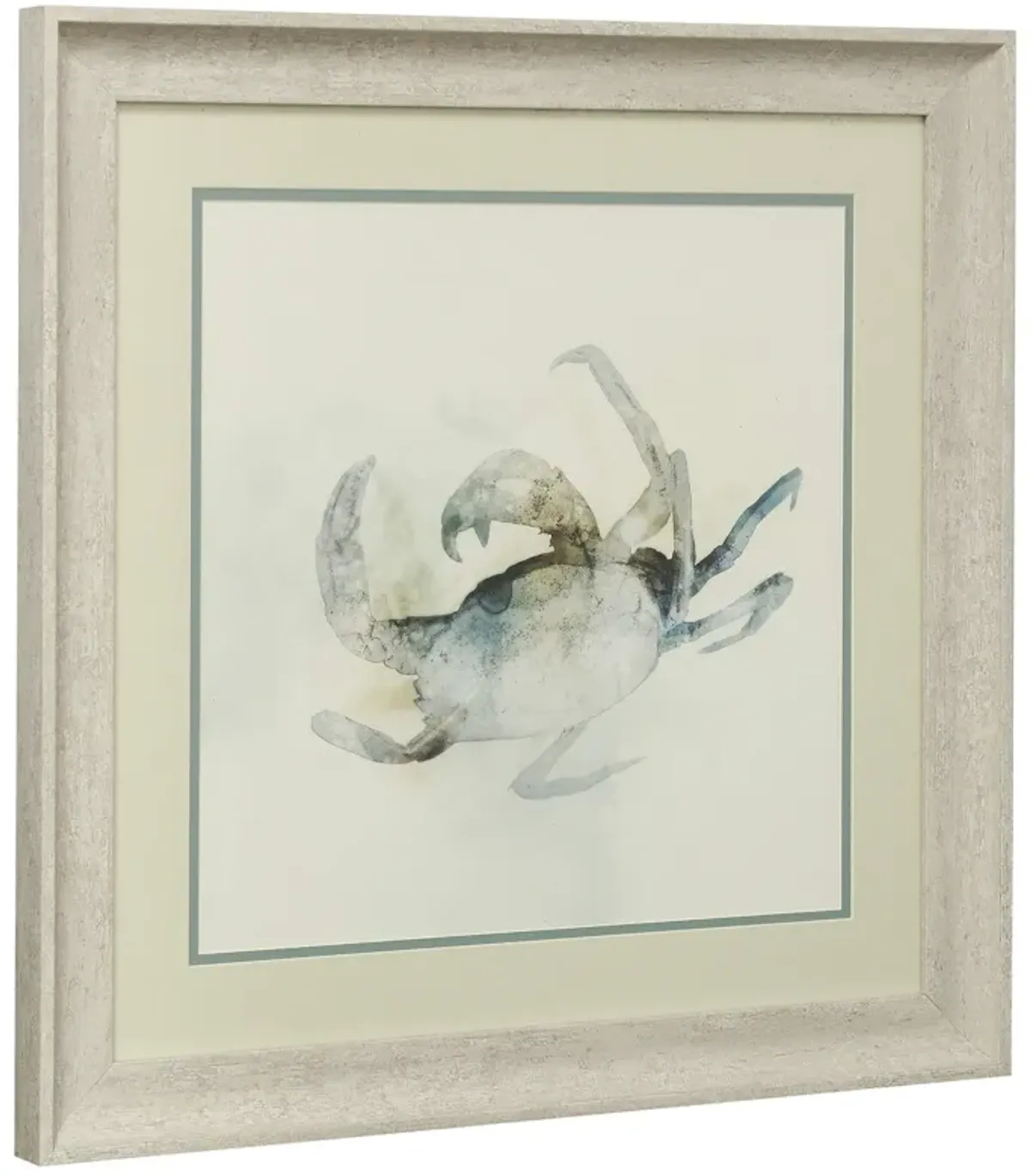 Watercolor Crab Framed Print