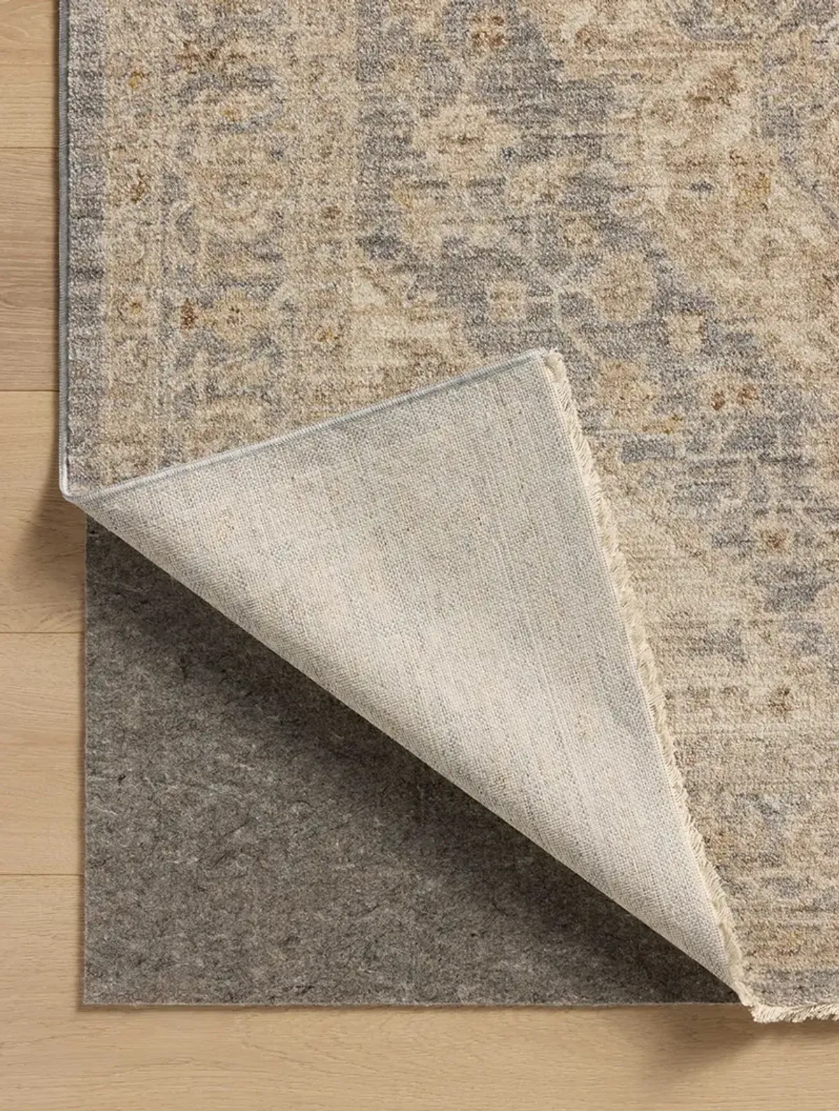 Junie Denim/Natural 9'6"x9'6" Round Rug