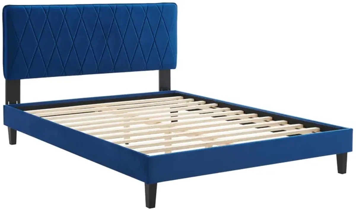 Modway - Phillipa Performance Velvet King Platform Bed