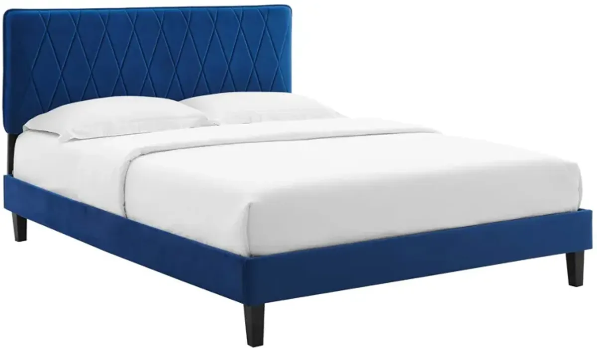 Modway - Phillipa Performance Velvet King Platform Bed