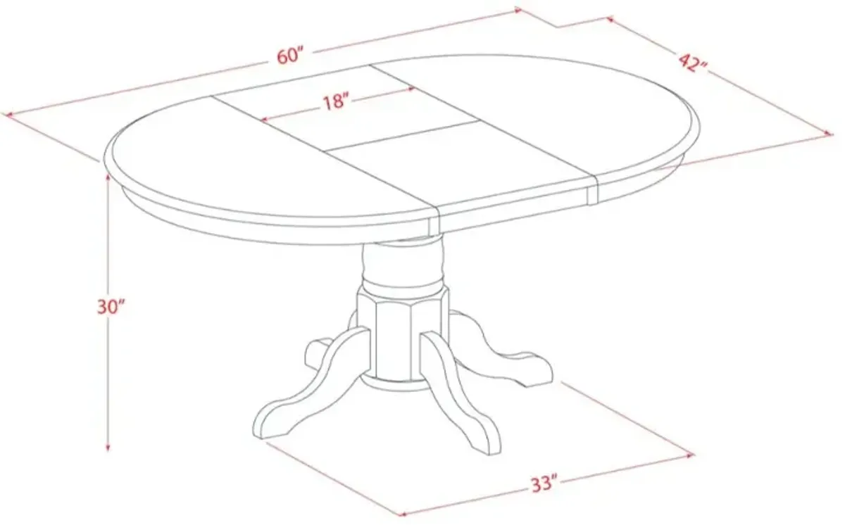 Dining Room Set Buttermilk & Cherry