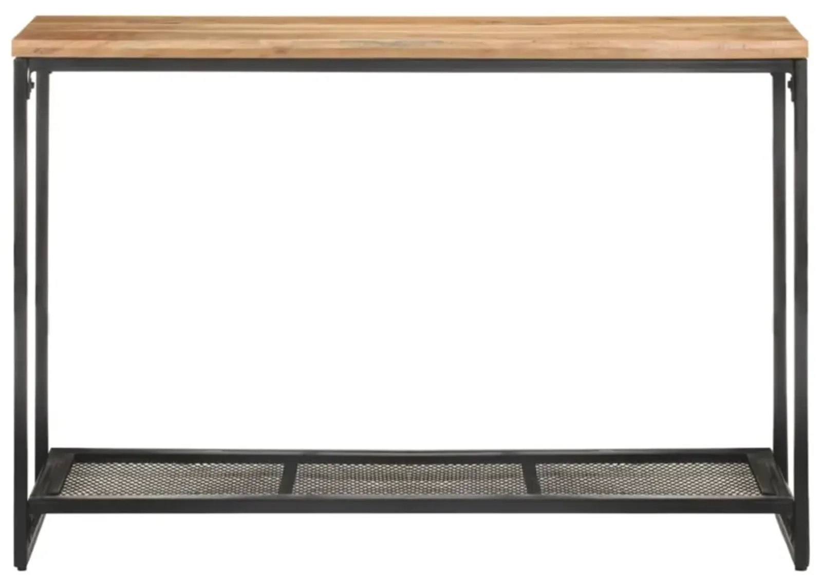 vidaXL Console Table 43.3"x13.8"x29.5" Solid Acacia Wood