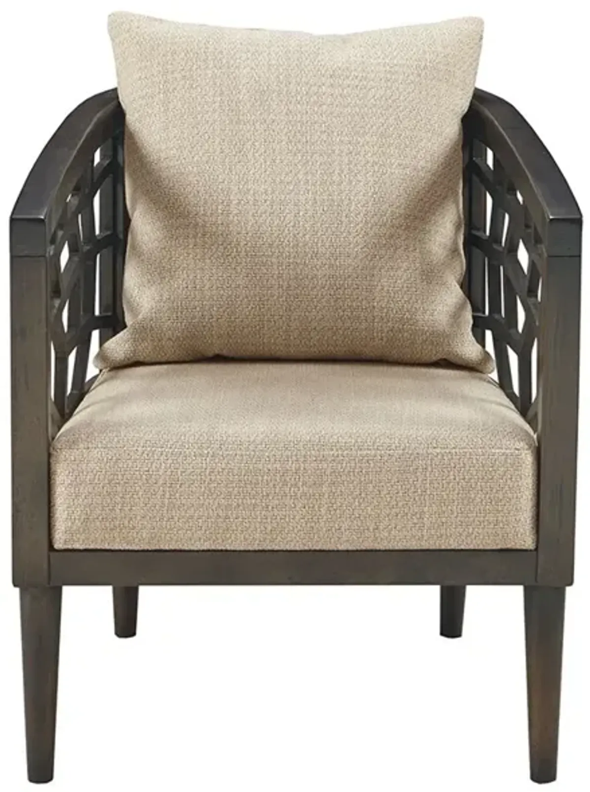Gracie Mills Jayne Mid-Century Upholstered Seat and Back Accent Chair