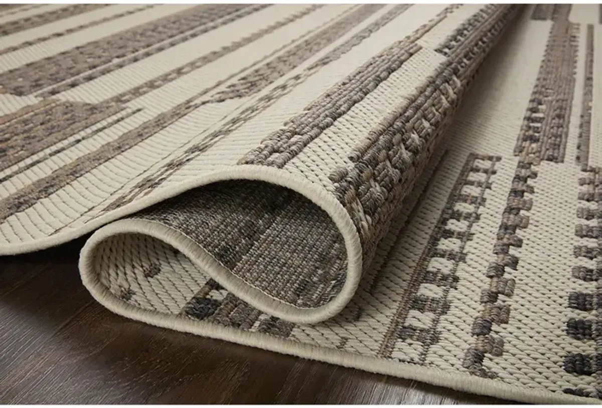 Rainier RAI08 Ivory/Taupe 5'3" x 7'7" Rug