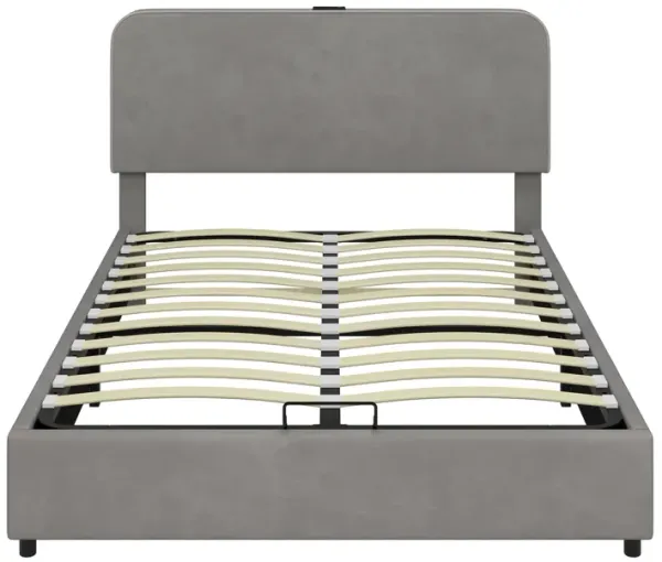 Merax Hydraulic Storage Bed Platform Bed