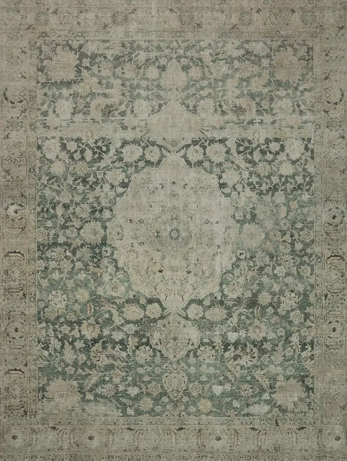 Sinclair SIN05 Jade/Sand 5' x 7' Rug