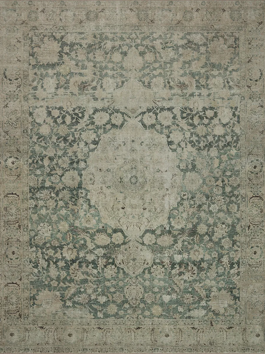 Sinclair SIN05 Jade/Sand 5' x 7' Rug