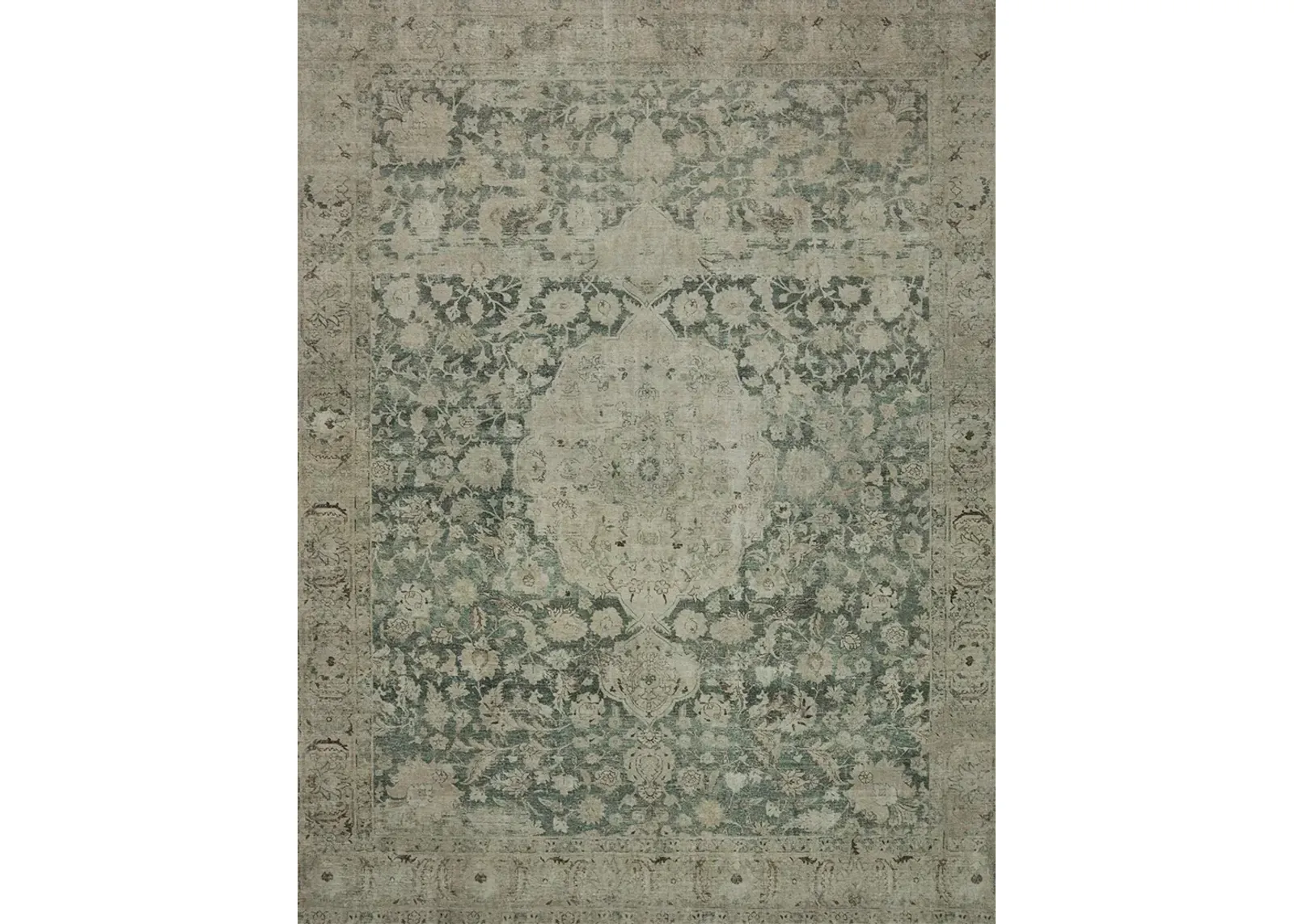 Sinclair SIN05 Jade/Sand 5' x 7' Rug