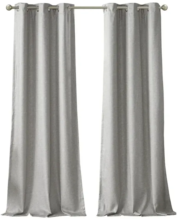 Gracie Mills Azenor Contemporary Tonal Total Blackout Curtain Panel Pair - 42x95"