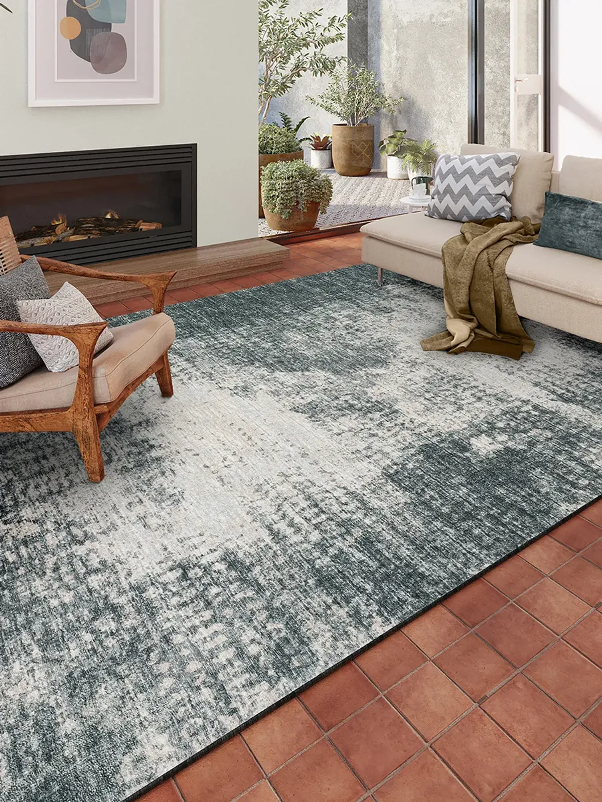 Winslow WL1 Midnight 8' x 10' Rug