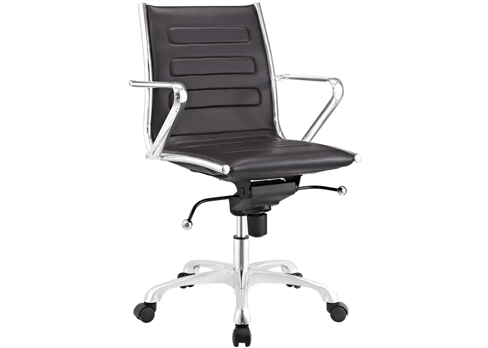 Modway Furniture - Ascend Mid Back Office Chair Brown