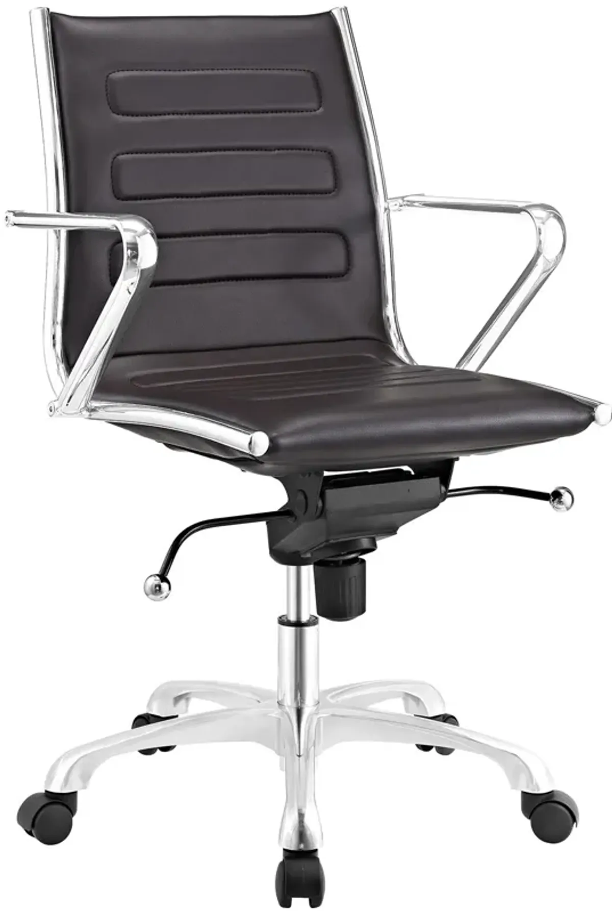 Modway Furniture - Ascend Mid Back Office Chair Brown