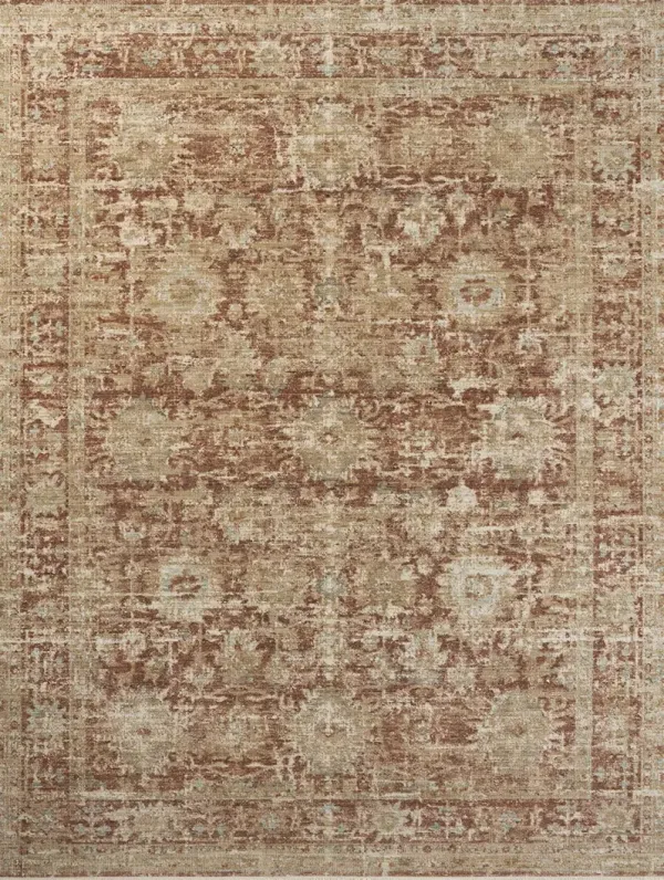 Heritage HER-03 Brick / Multi 3''0" x 5''0" Rug by Patent Pending