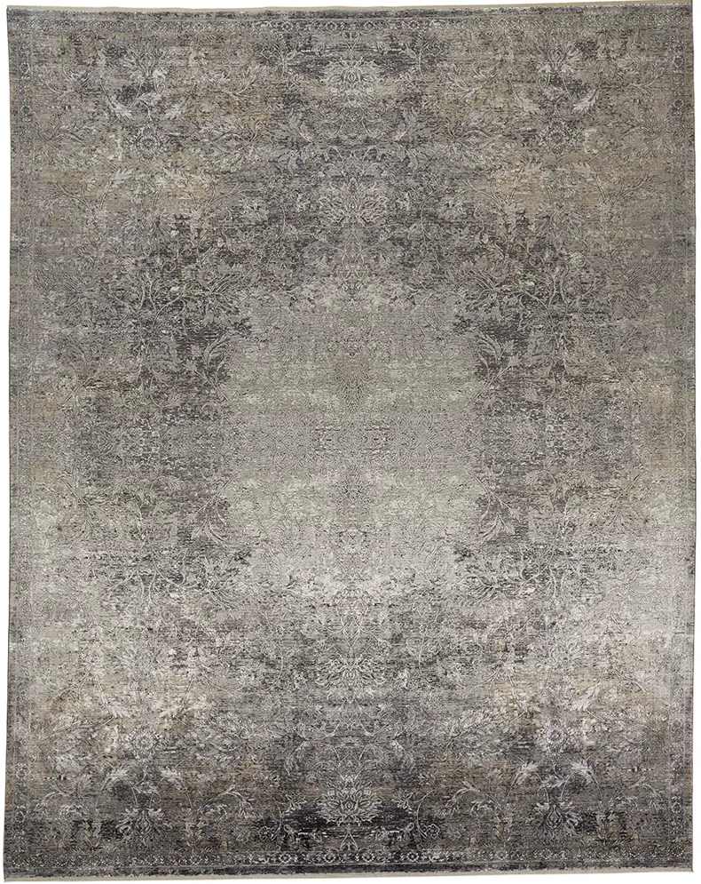 Sarrant 3964F Gray/Ivory/Tan 2'8" x 10' Rug