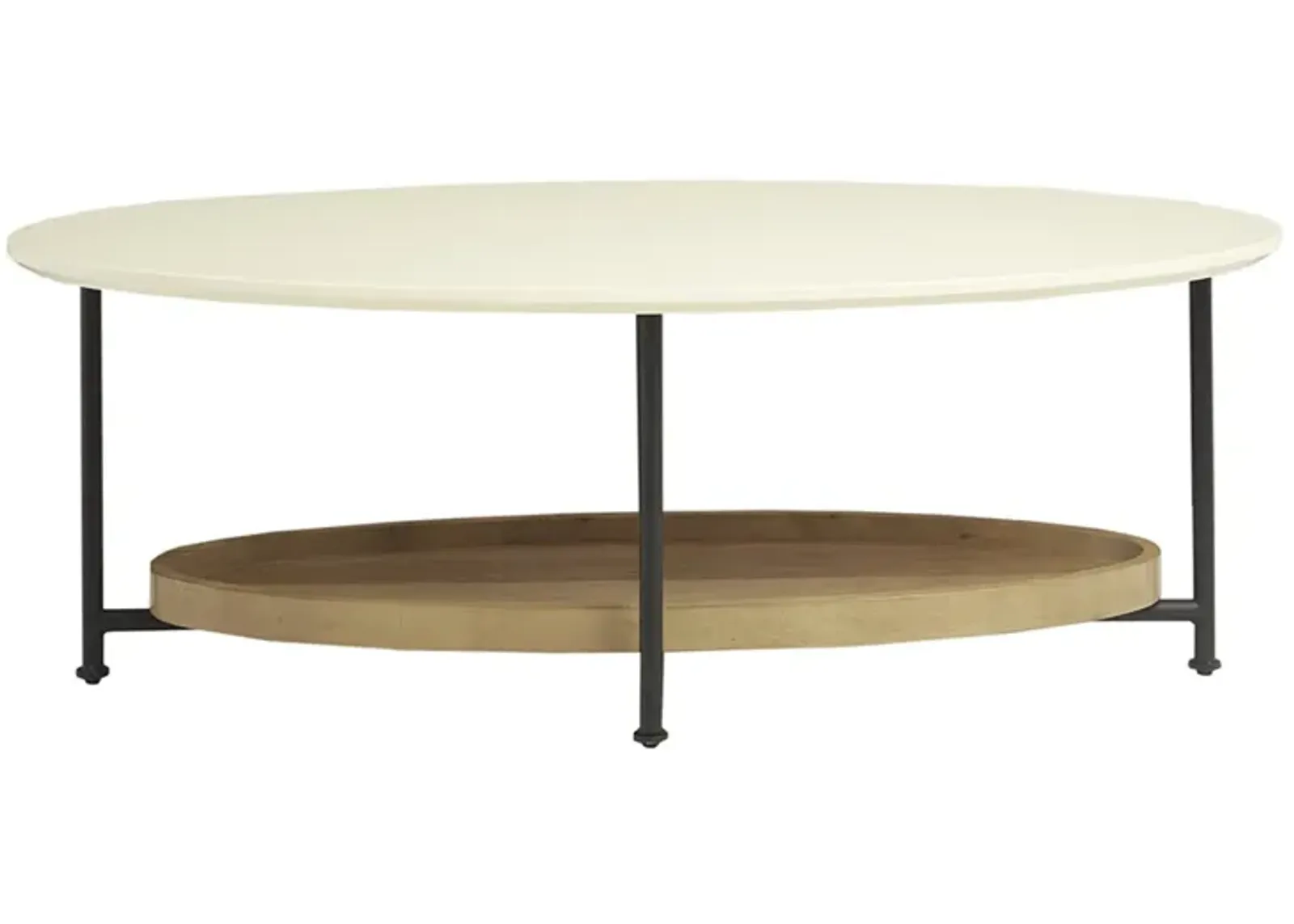 Gracie Mills Brisa Contemporary Oval CoffeeTable