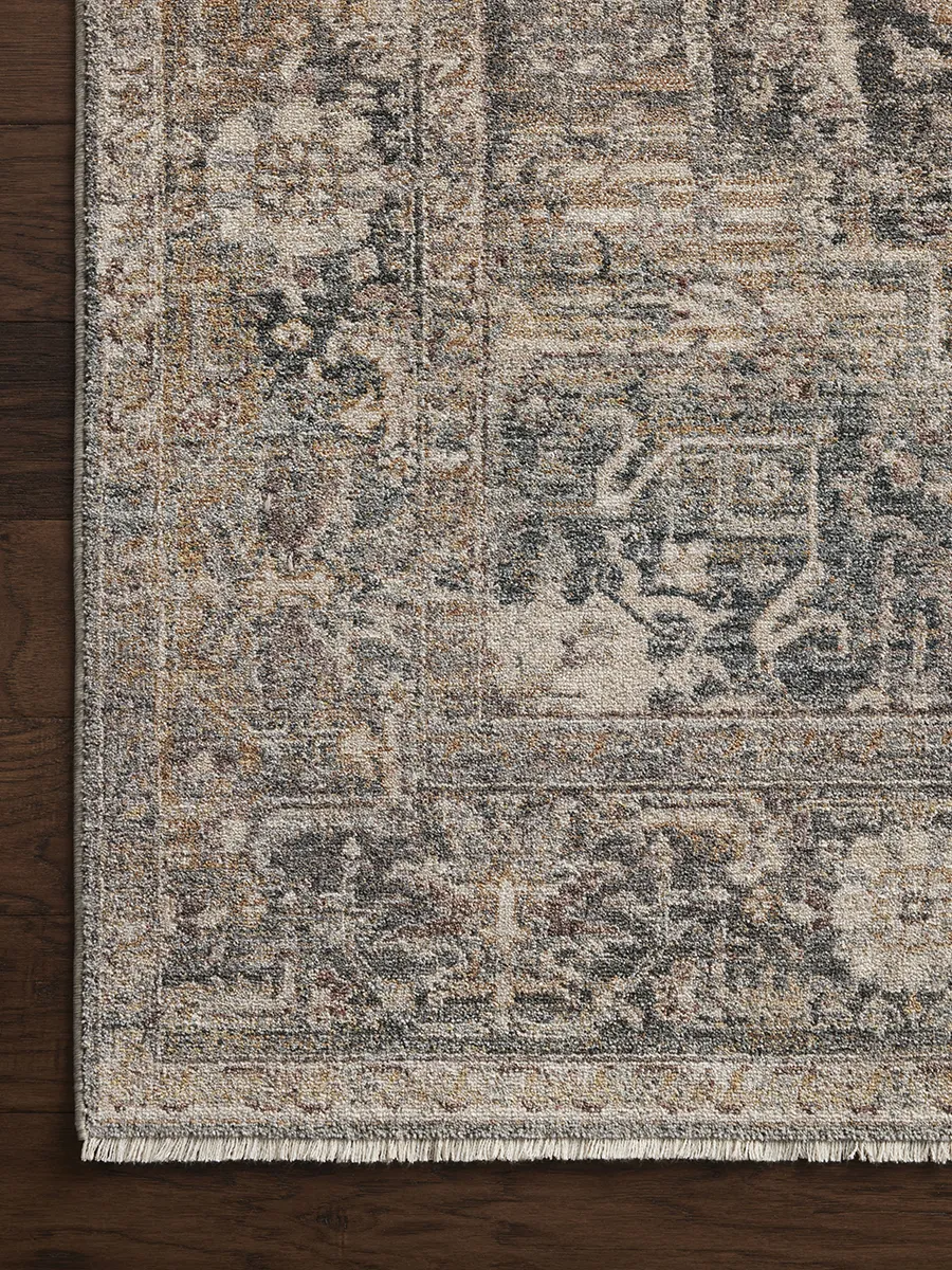 Lyra LYR06 Denim/Sand 4' x 5'7" Rug