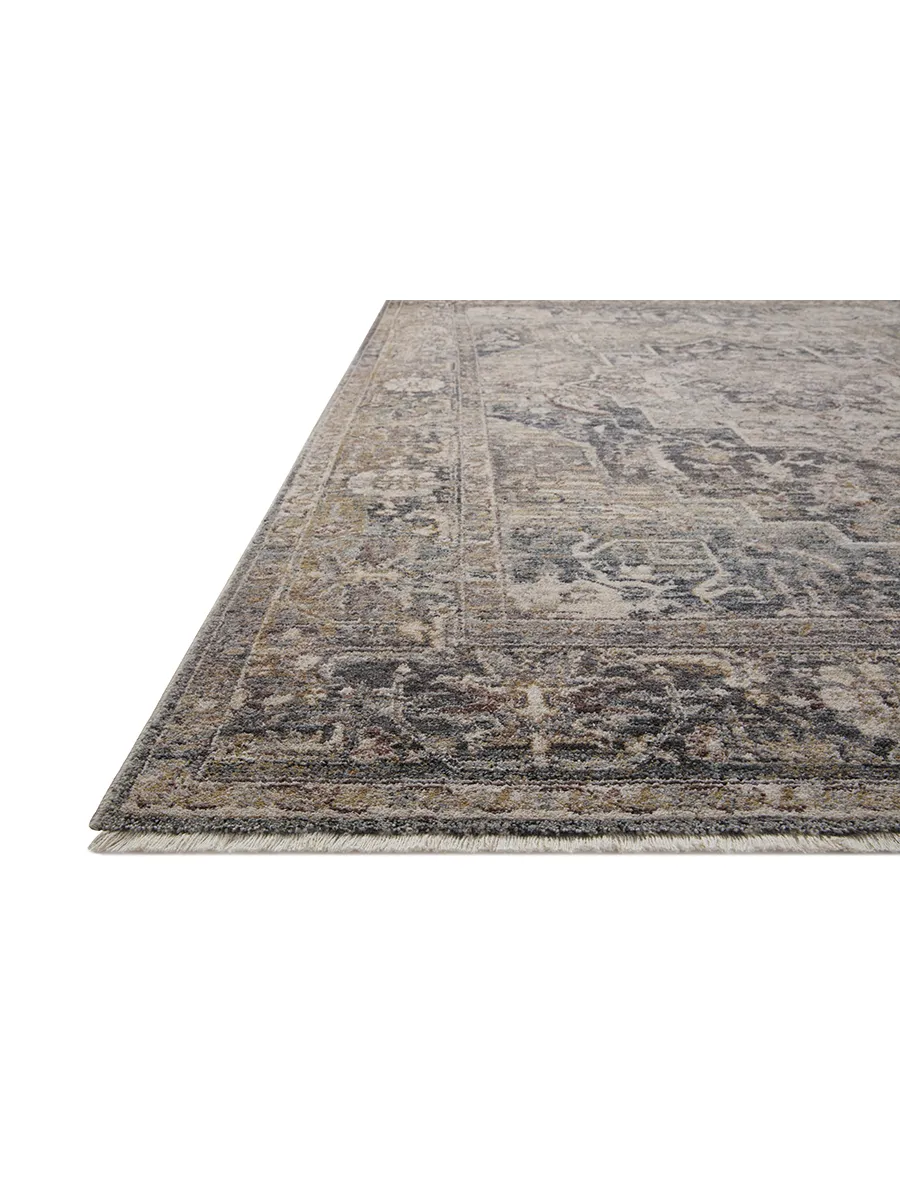 Lyra LYR06 Denim/Sand 4' x 5'7" Rug