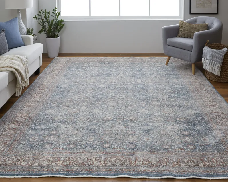 Marquette 39GTF Blue/Red 2'8" x 10' Rug