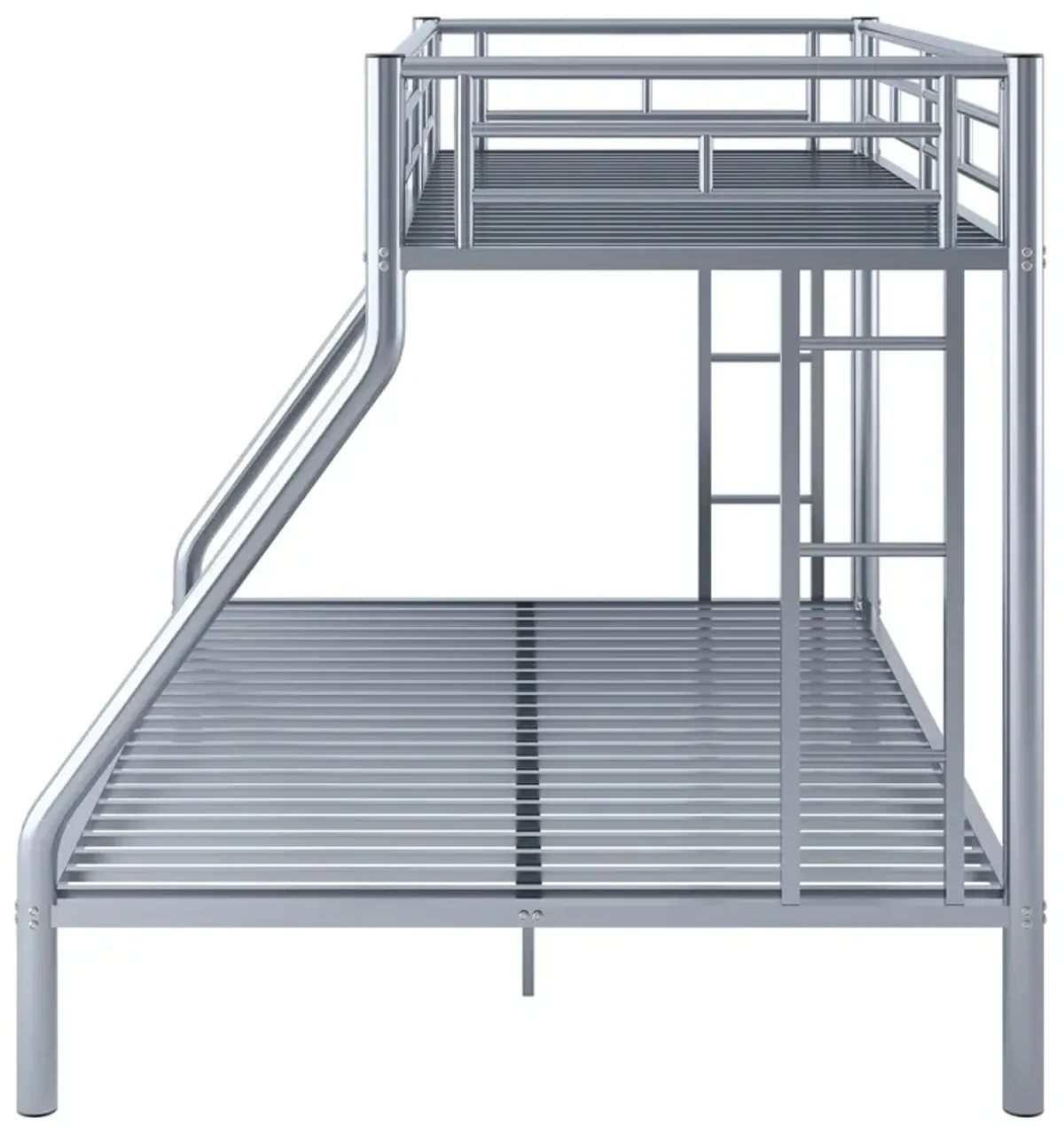 Merax Metal Bunk Bed with Ladders and Guardrails