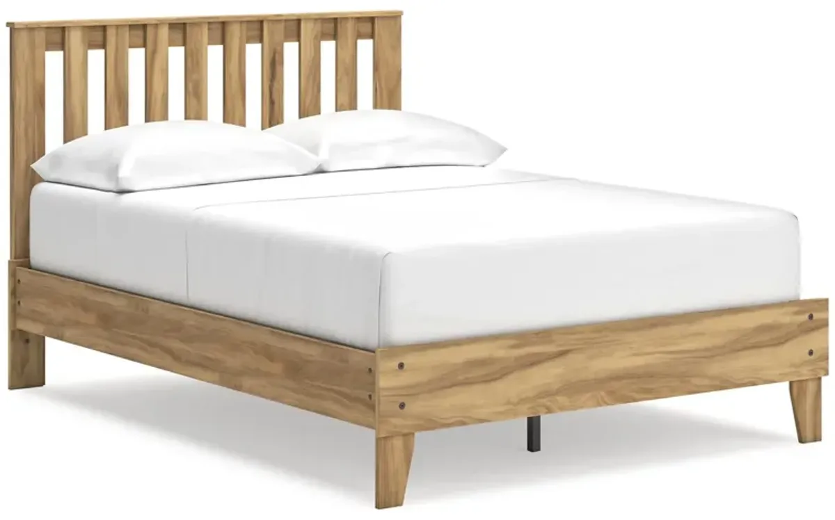 Queen Platform Panel Bed