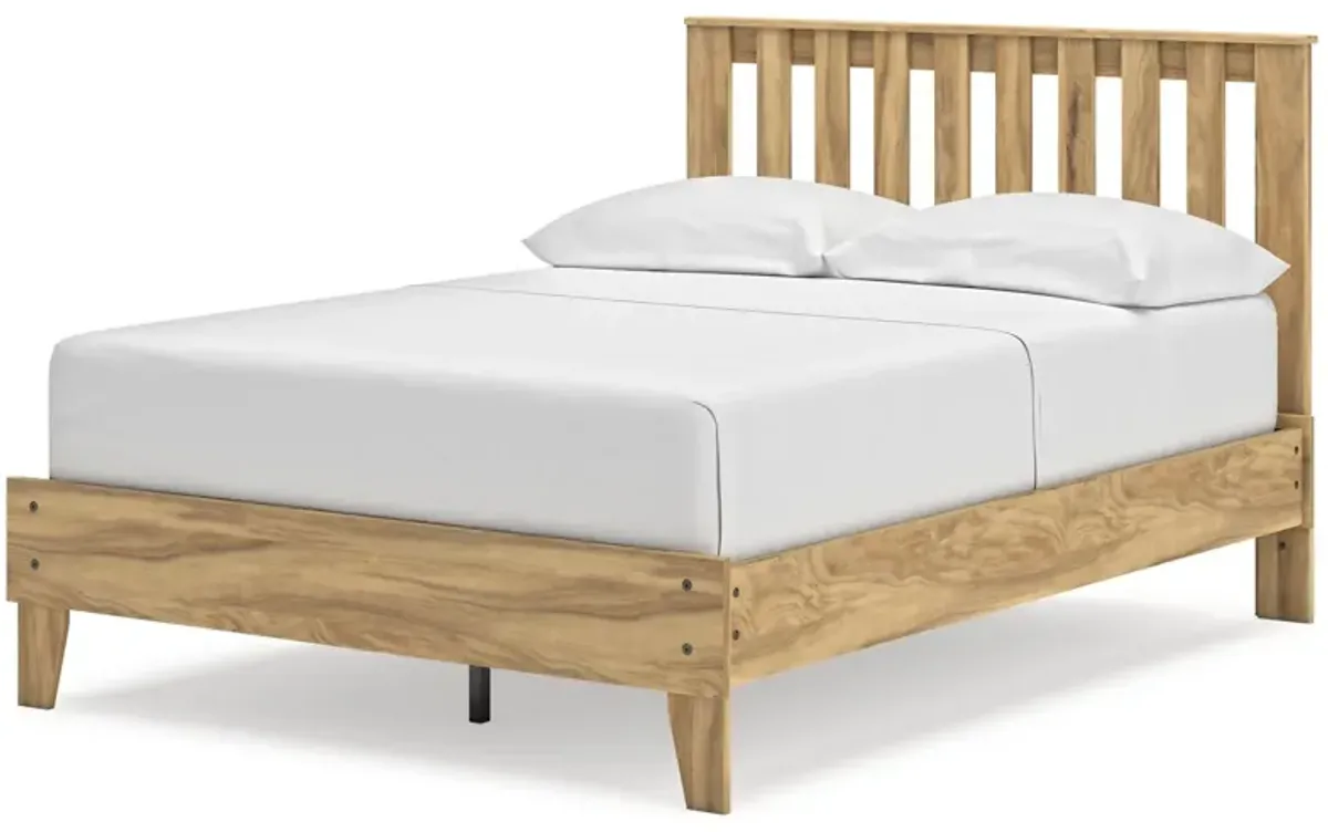 Queen Platform Panel Bed