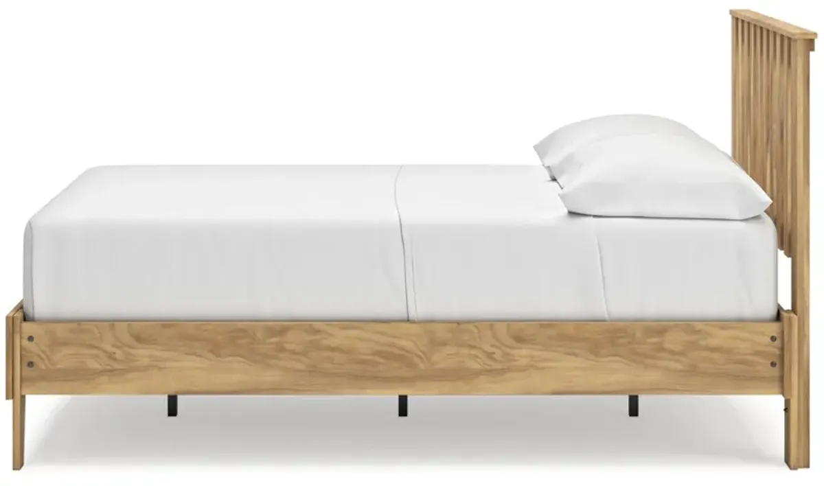 Queen Platform Panel Bed