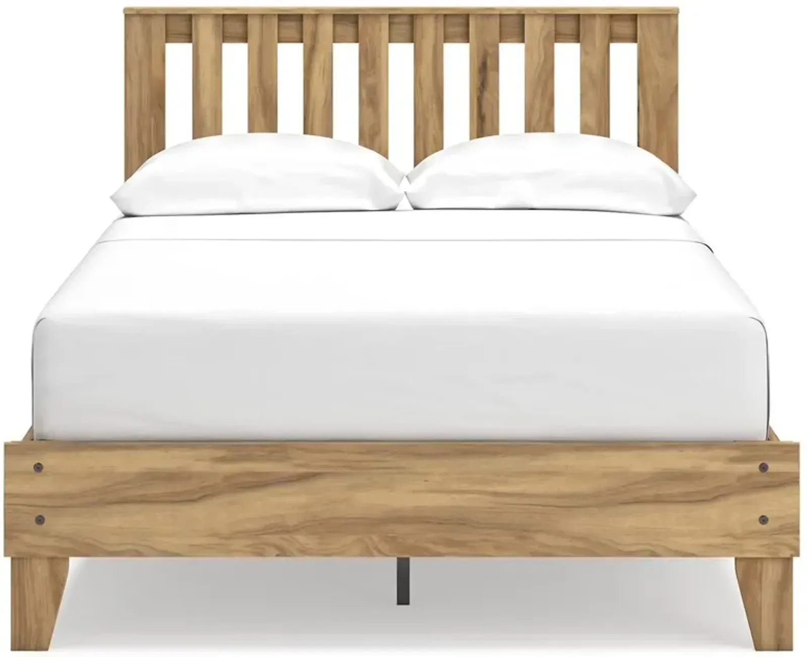 Queen Platform Panel Bed