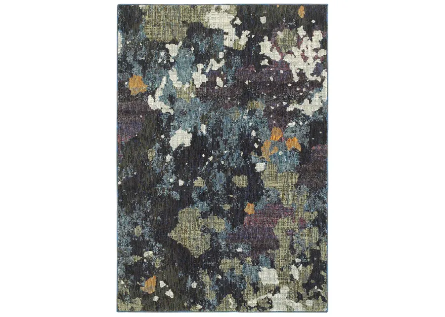 Evolution 5'3" x 7'3" Navy Rug