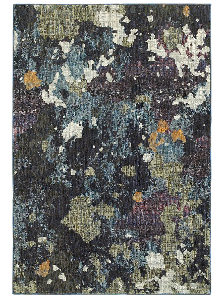 Evolution 5'3" x 7'3" Navy Rug