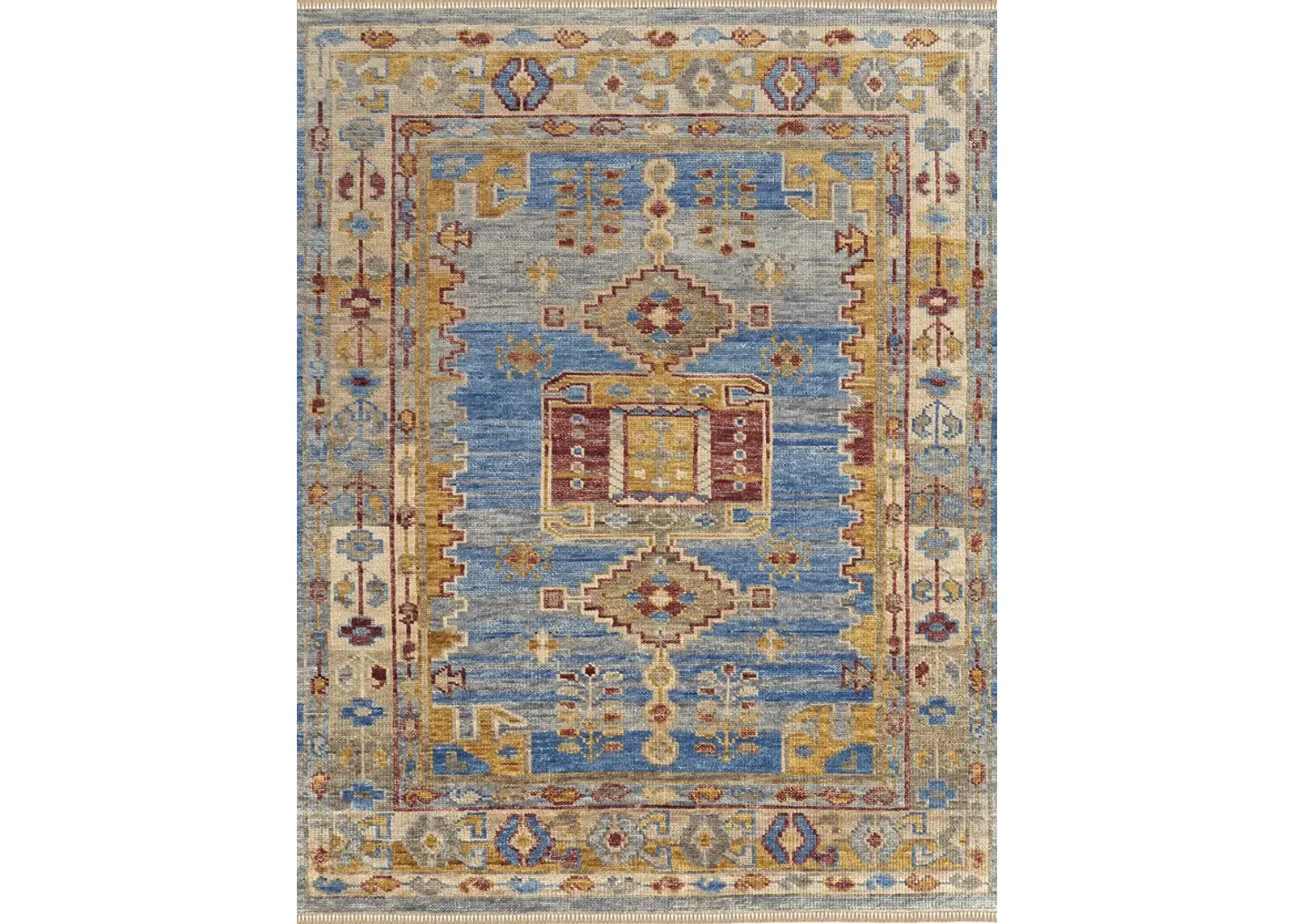 Fillmore 6944F 12' x 15' Blue/Yellow/Red Rug