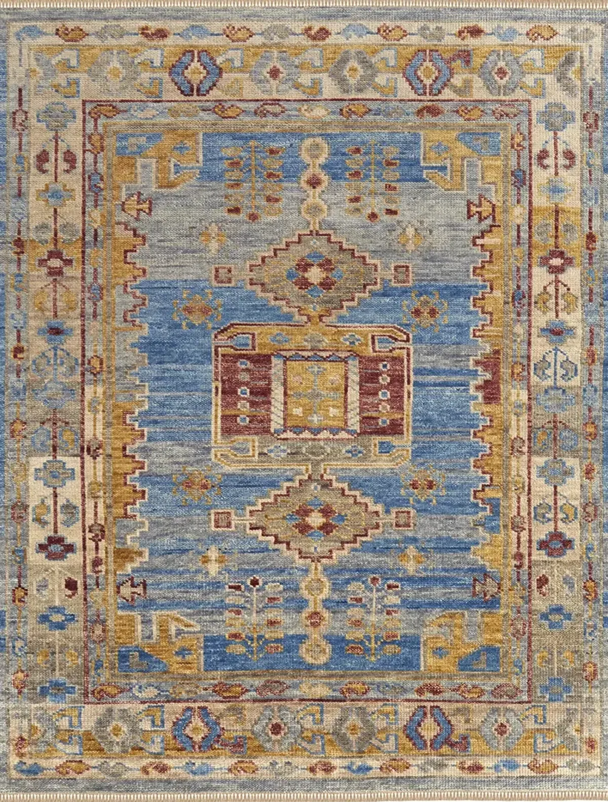 Fillmore 6944F 12' x 15' Blue/Yellow/Red Rug