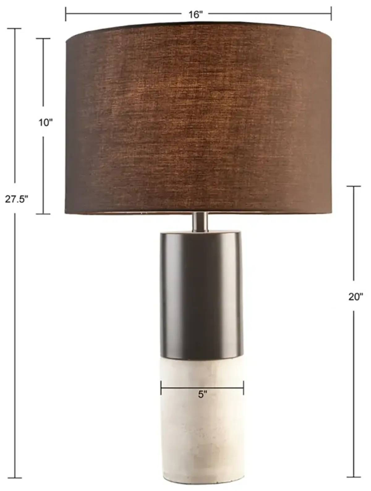 Fulton Concrete Table Lamp