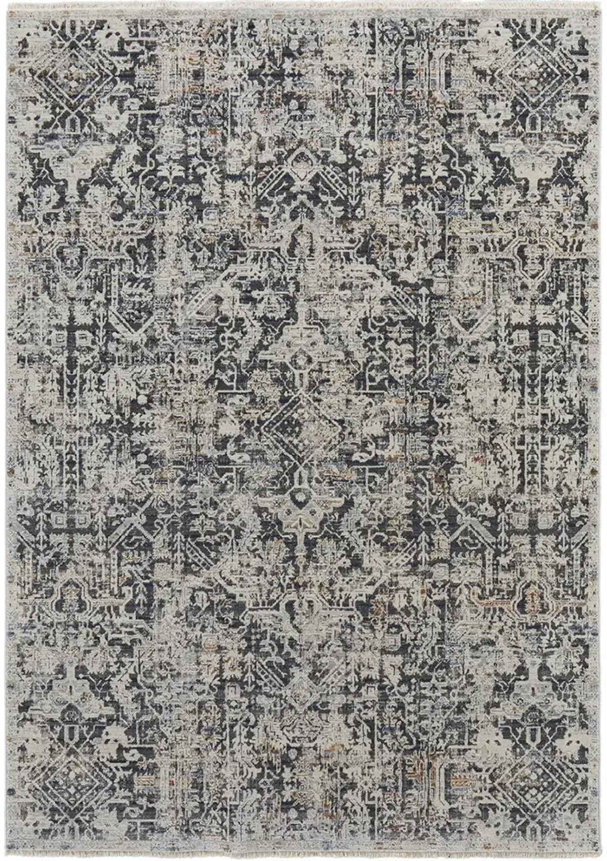 Kaia 39HUF Ivory/Gray/Taupe 3' x 12' Rug