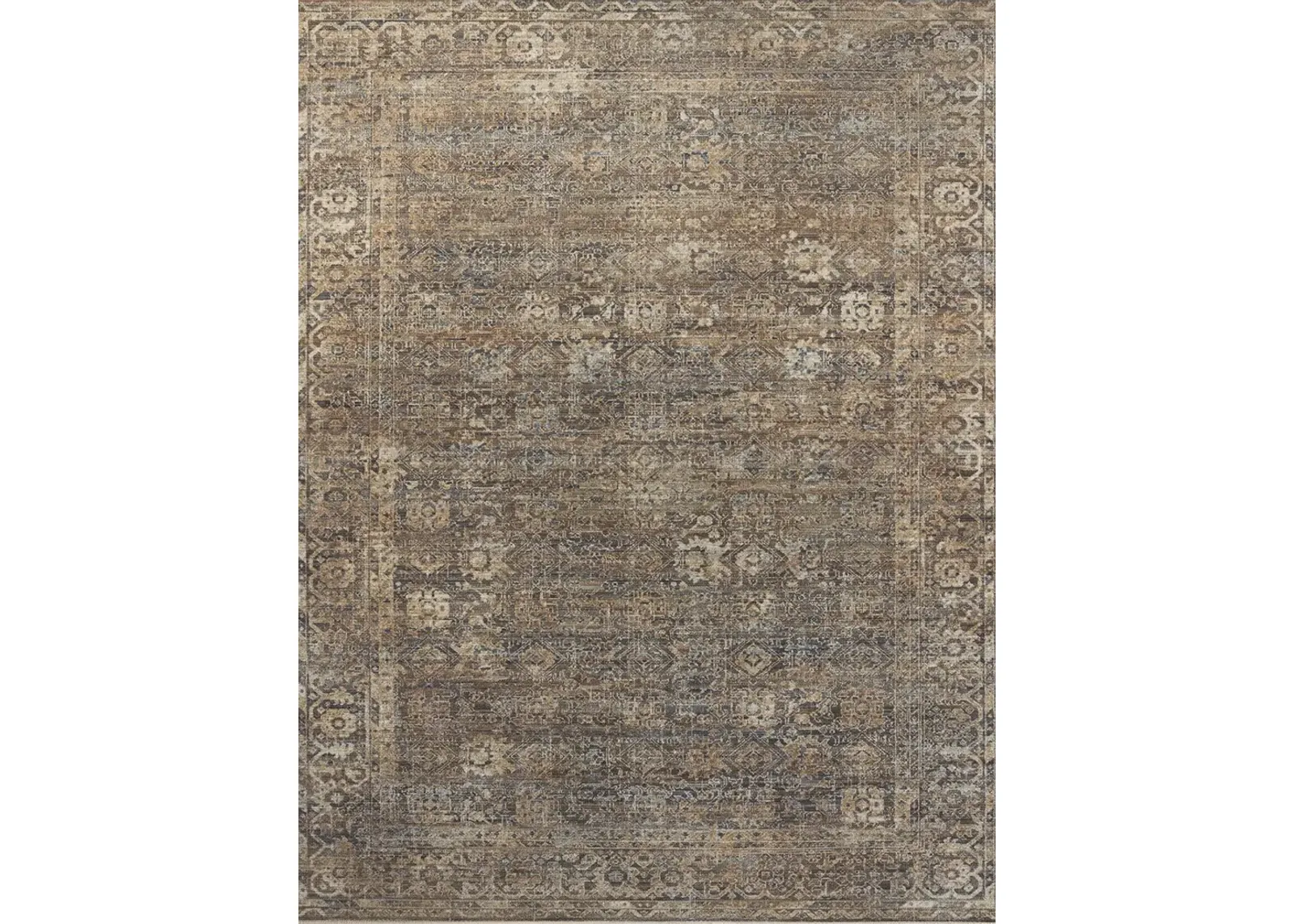 Heritage HER-07 Mocha / Denim 12''0" x 15''0" Rug by Patent Pending