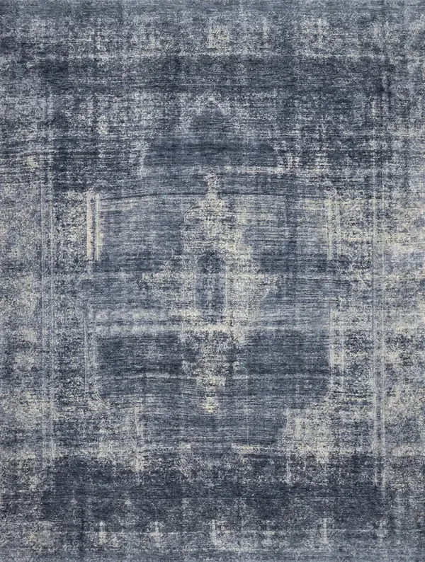 Kennedy Denim/Denim 11'6" x 15'6" Rug by Magnolia Home by Joanna Gaines