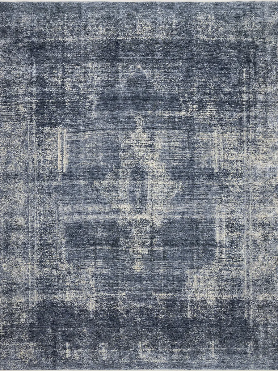 Kennedy Denim/Denim 11'6" x 15'6" Rug by Magnolia Home by Joanna Gaines