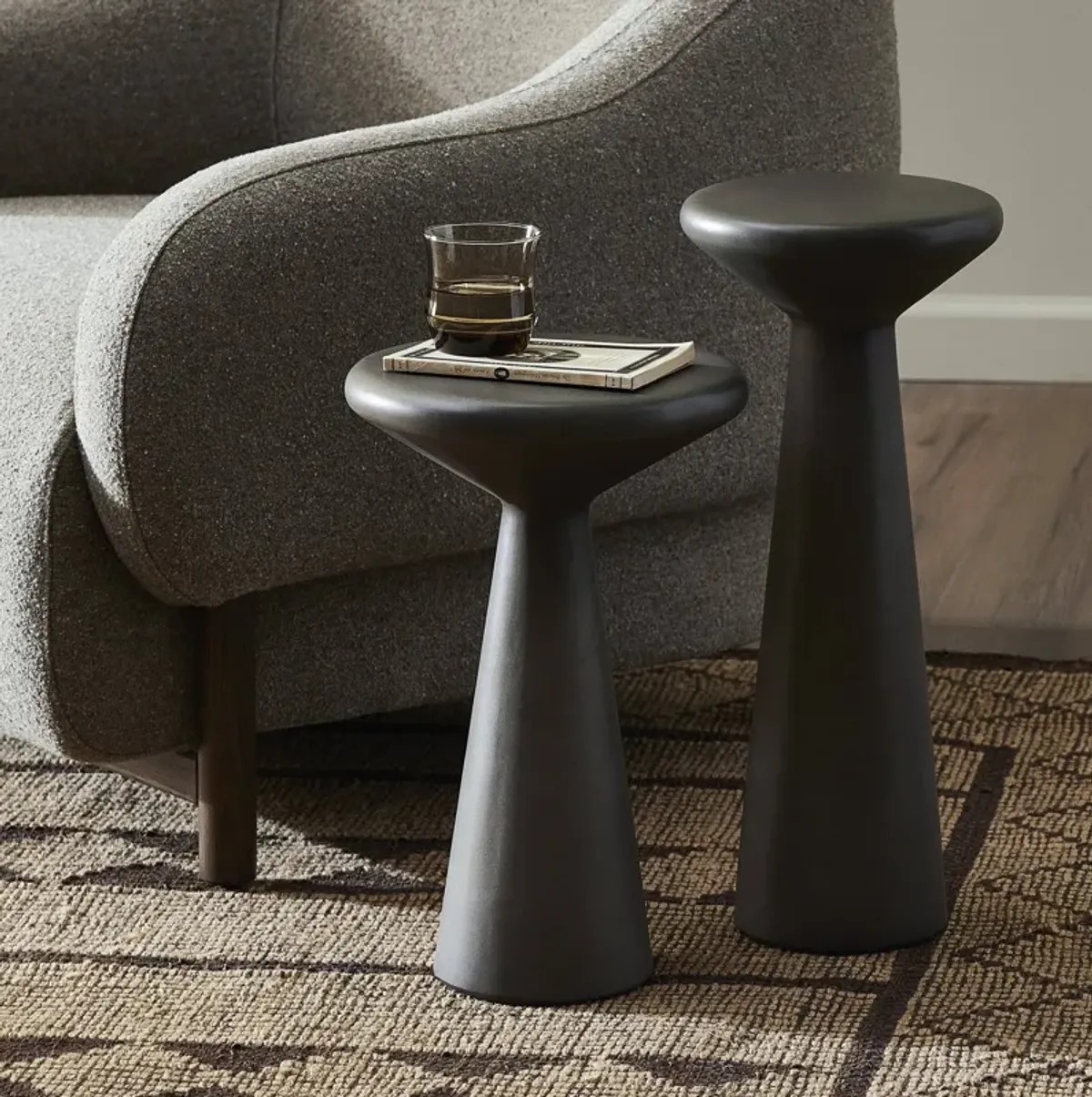 Ravine Concrete Accent Tables