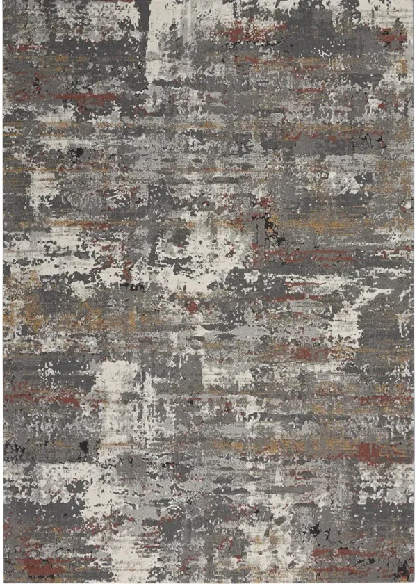 Tangra TNR02 Gray/Multicolor 4' x 6' Rug