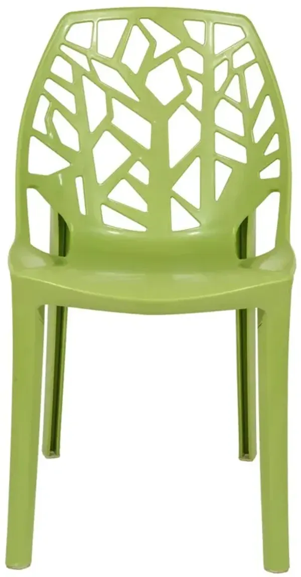 LeisureMod Modern Cornelia Dining Chair, Set of 4