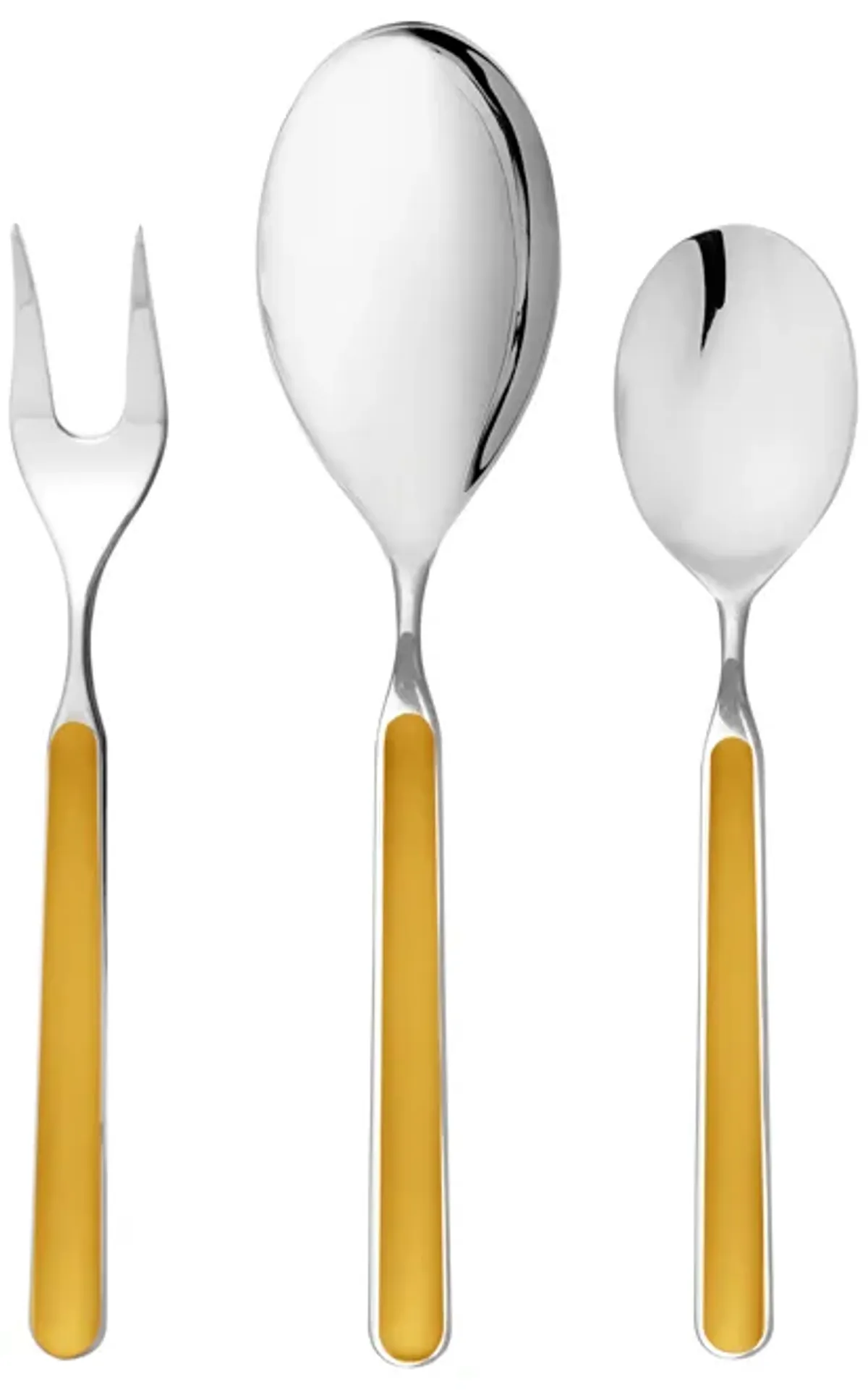 Fantasia 3-Piece Serving Set in Mustard