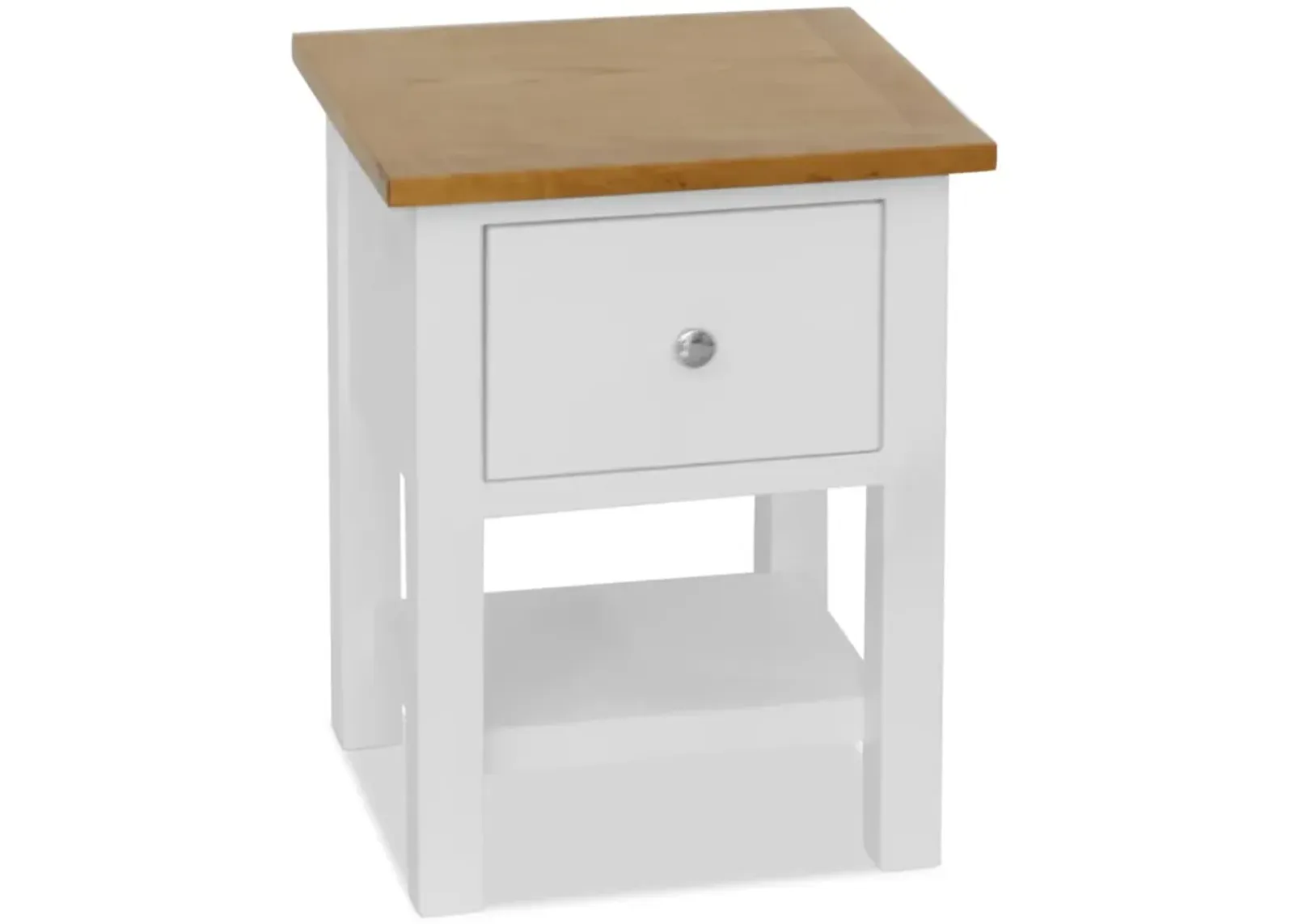 vidaXL Nightstand 14.2"x11.8"x18.5" Solid Oak Wood