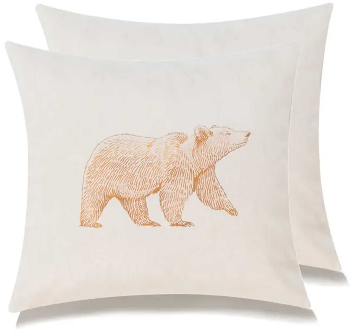 Farmhouse animals throw pillow - set of 2