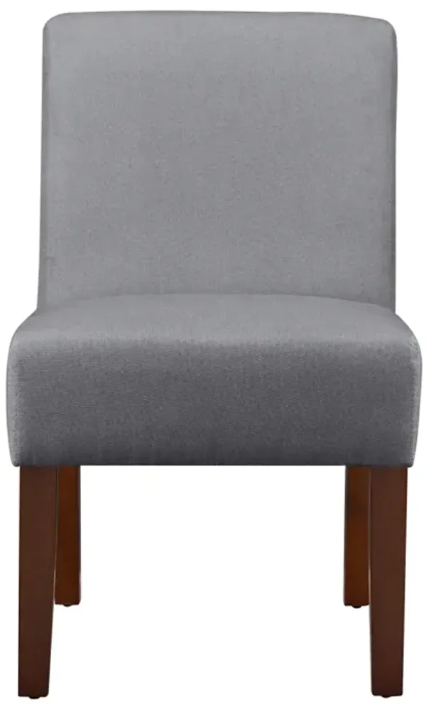 Set of 2 Fabric Accent Chairs with Round Wood Table