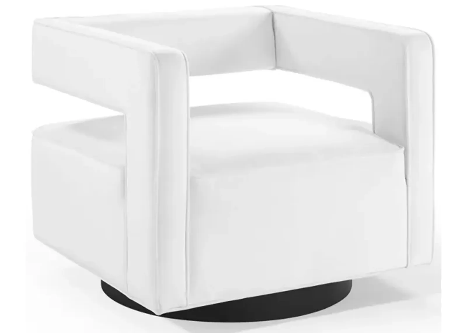 Booth Performance Velvet  Performance Velvet Swivel Armchair