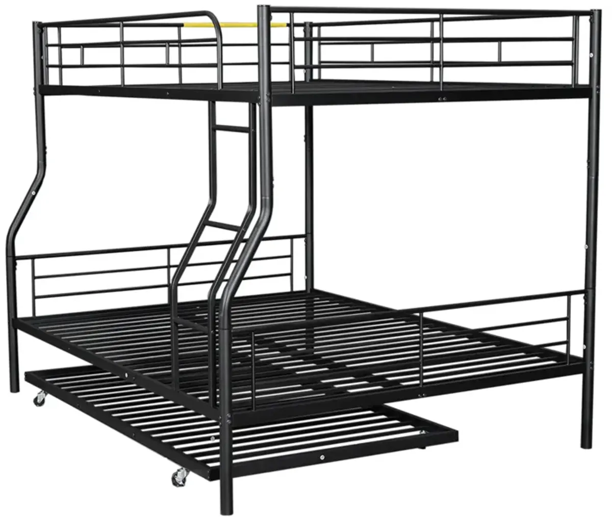 Merax Metal Bunk Bed with Trundle