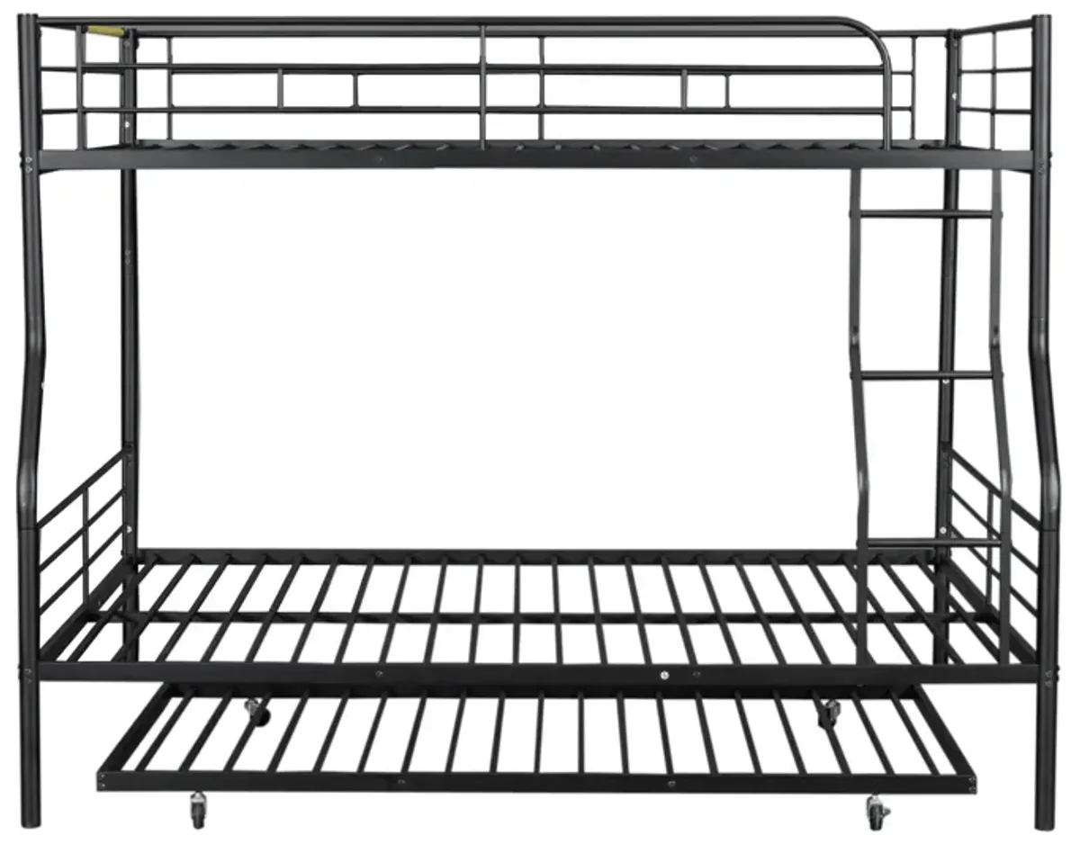 Merax Metal Bunk Bed with Trundle