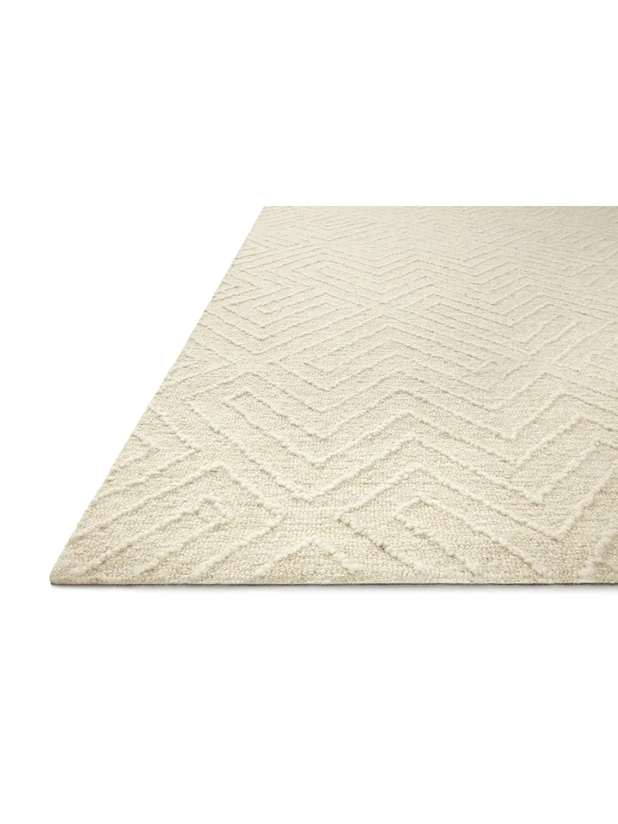 Sarah SAR03 Ivory 3'6" x 5'6" Rug