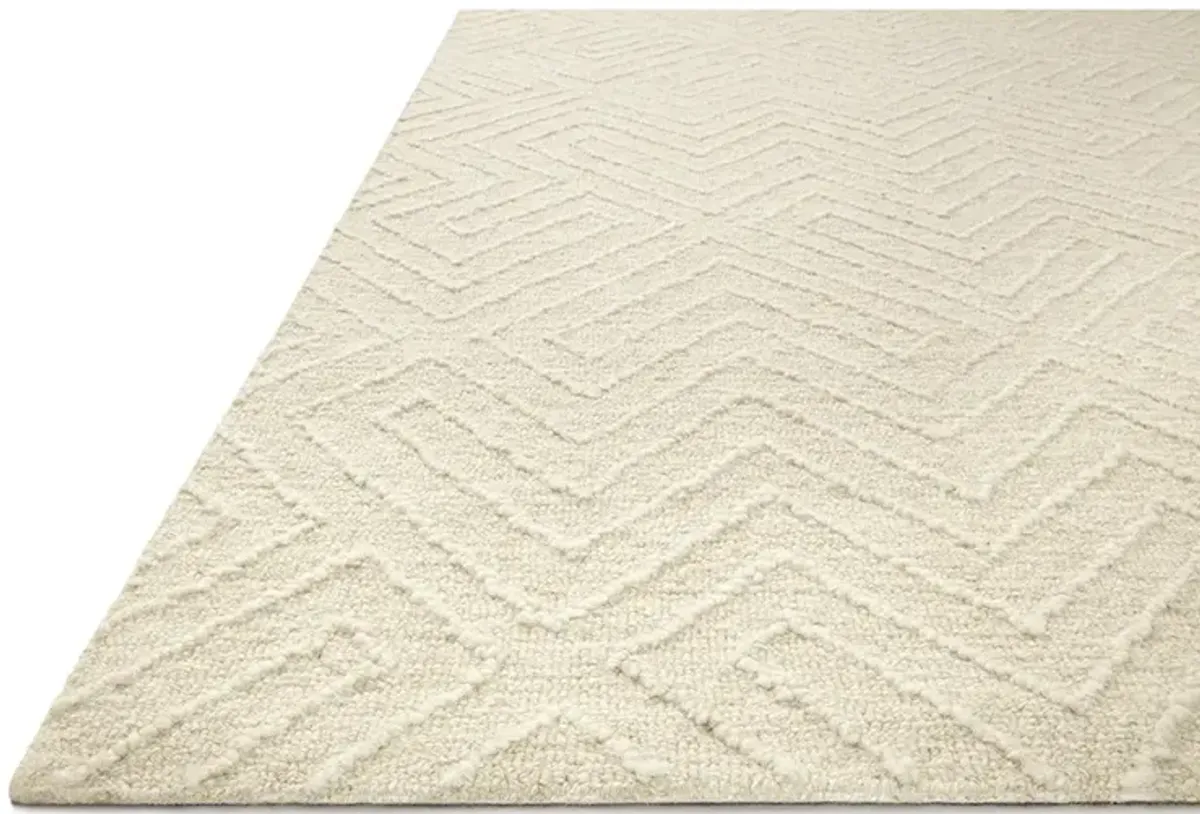 Sarah SAR03 Ivory 3'6" x 5'6" Rug