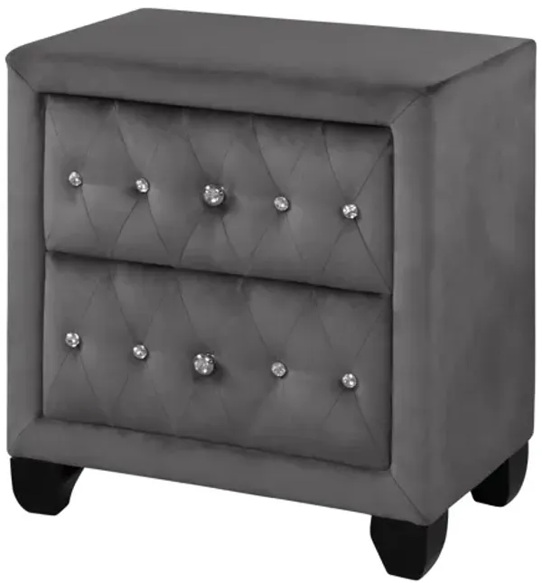 Streamdale Sophia Nightstand Gray